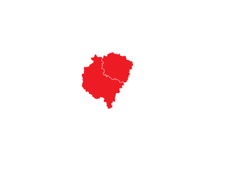 Województwa wielkopolskie i kujawsko-pomorskie na mapie
